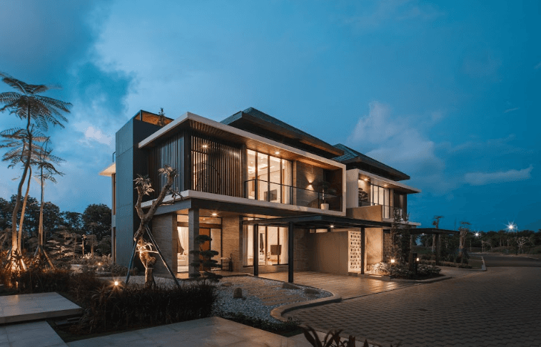 Desain rumah The Morizen Makassar