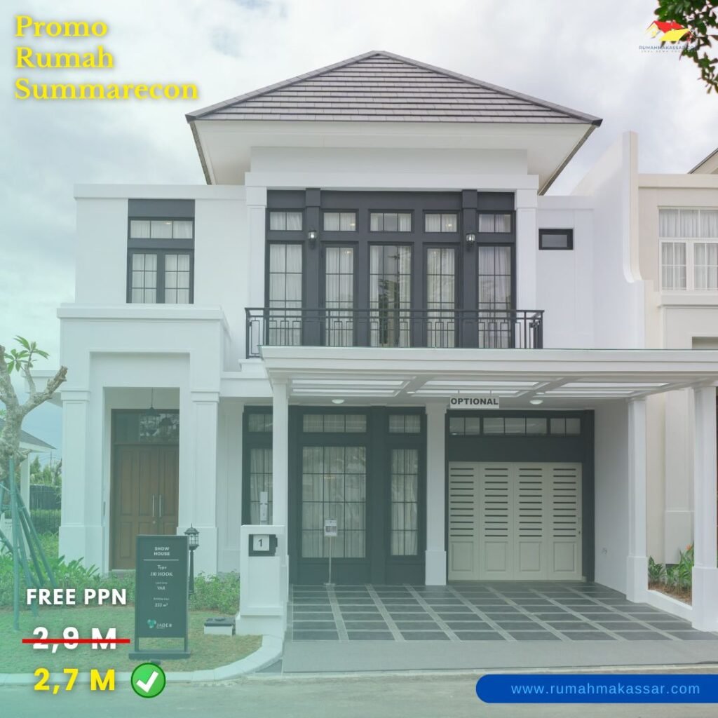 rumah cantik di summarecon mutiara makassar